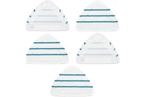 YUUNAIE Paños de Microfibra de Recambio para Limpiador a Vapor Cabezales Triangulares Lavables de Recambio para la Limpieza de Suelos