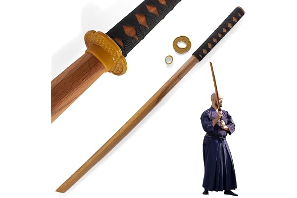 Bokken en Bois, Shinai, Katana Wakizashi Tanto, Accessoires d'armes en Bois pour épée de Kendo, entraînement au Combat à l'épée de Kendo, épée de samouraï, Jeu de rôle Cosplay