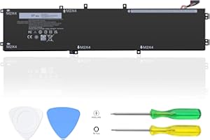 LTBSTOYE 97WH 6GTPY Laptop Battery Compatible with Dell XPS 15 9550 9560 9570 7590 Vostro 7500 7590 4GVGH 1P6KD 5XJ28 GPM03 P56F Inspiron 15 7500 7501 7590 7591 Precision 5520 5530 5540 5510 6-cell