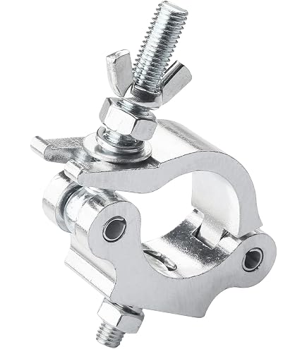 2 Colliers De Serrage Pour éclairage Scène/DJ - Adaptable Tuyaux 25mm, 38mm, 50mm - Fixation Robuste - 5