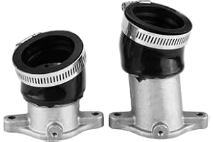 QIILU Carburetor Intake Manifold Pipe Kit Aluminum Carburetor Intake Manifold Boot Joint for CX500 1978-1982