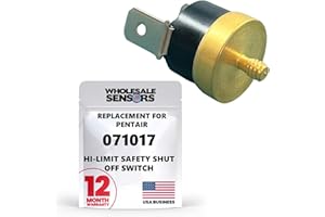 Wholesale Sensors Replacement for Pentair 071017 150-Degree Hi-Limit Safety Shut Off Switch 12 Month Warranty