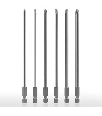 Fixinus Set di punte per cacciavite a testa Torx da 11 pezzi, punte da trapano magnetiche da 1/4 di pollice con gambo esagonale S2 in acciaio lungo 4 pollici, punte Torx di