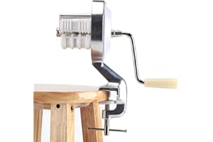 Jadpes Fabricación de Fideos, Máquina para Hacer Fideos Pre, a de prensado de Fideos Manual Operar Cocina Equipo de fabricación de Alimentos para Fettuccine Fresco Espaguetis Las