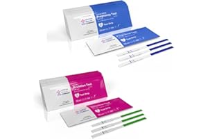 LONDON HEALTH COMPANY 15 Ovulation and 15 Pregnancy Urine Test Strips for Home Testing Highly Sensitive