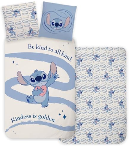 Jerry Fabrics Lilo és Stitch Rainbow gyerek ágyneműhuzat kiságyba Jerry Fabrics Lilo és Stitch Rainbow gyerek ágyneműhuzat kiságyba