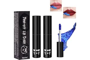 MORAVLA Despegar la Mancha de Labios, Magic Lip Tint, Lápiz Labial Peel Off, Copa antiadherente Lip Stain,para Mujeres Brillos Específicos