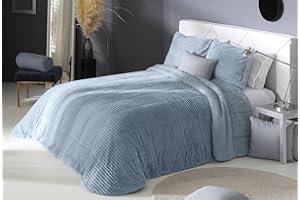 CIBERDESCANS Edredón de Invierno con Sherpa o Borreguito Pradesh del REIG Marti (C.03, Cama 180cm)