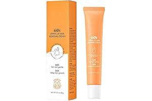 GENERISCH Crème d'épilation pour le visage, crème dépilatoire douce pour la lèvre supérieure et le visage, crème dépilatoire efficace pour le visage, indolore et efficace, agréable sur la peau, pour les femmes
