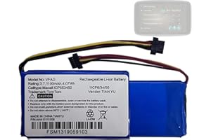 HIGHAKKU Replacement Battery AHA1111008 VFAD VF6P Compatible with Tomtom Go 6200, Go 6100, Go 6000, Go 5000, Go 600, Go 500 Navigation Device