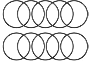 sourcing map Nitrilo Goma Juntas Tóricas 31,6mm OD 28mm ID 1,8mm Ancho, Métrico Nitrilo Goma Sellado Junta, Paquete de 10