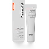 Minimalist Light Fluid Sunscreen SPF 50 for Oily Skin (PA++++) | Clinically Tested in US| No White Cast | Broad Spectrum | Li