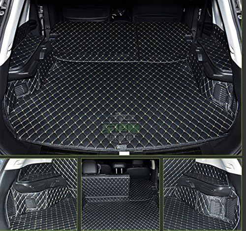 Pegasuss QTM060-2-Black 3D Full Coverage, Waterproof Car Boot Liner, Black