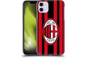 Head Case Designs Licenza Ufficiale AC Milan Home 2021/22 Kit Crest Custodia Cover Dura per Parte Posteriore Compatibile con Apple iPhone 11