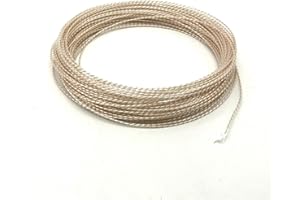 AHSKY TS-Xian, 1m-100m / Rolle elektrische Heizung DIY. Beheizter Blantern-Lenkrad Heizdraht, 5V 12V 24V 36V 48V Heizkabel (Length : 5 Meters, Specification : 3 Ohm)