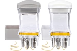 Gosknor 2szt Aplikatorów Minoksydylu, Szybko Nakładana Butelka Aplikatora do Włosów Aplikatory do Grzebienia Korzeniowego Butelki Olejku Włosów Aplikator Oleju Ze Skóry Głowy Wzrostu Włosóws