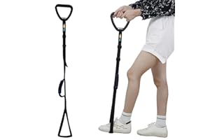 KkaFFe Leg Strap Knee Replacement Recovery Aids，Legs Strap Lift for Get in and Out of Bed,Car,Wheelchair for Disables and Elderly，Leg Straps，Leg Aid Lift Strap (37.40in-53.14in)