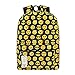 ZUNIYAMAMA Emoji Rucksäcke leichte Canvas Mode Schultertaschen Schulrucksäcke für Grill / Jungen SCHWARZ