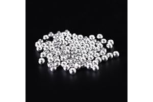 ANGLER DREAM Fliegenbinden Perlen 100 PC/LOT Wolfram Perlen Nymphe Kopf Ball Fliegenbinden Materialien Hakengröße 6#-20# 2.0 2.7 3.15 3.5 3.8 Schwarz Nickel Gold Kupfer Silber Regenbogen Farbe