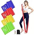 Fokky 2M Resistance Bands, Exercise Band with 4 Different Resistance Levels, Long Resistance Band Women/Men, Resistance Band Ideal for Strength Training, Yoga, Gym, Pilates