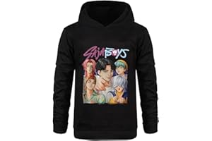 TBNRFrags Boys' Fashion Pullover Hoodies Long Sleeve Sweatshirt Hood Kpop Demon Hunter Kids Saja Rumi Zoey Jumper Streetwear