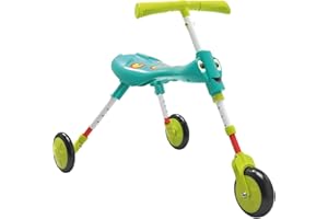 Scuttlebug XL 3-Wheel Foldable Ride-On Tricycle for kids Ages 2-4, Antennae Handlebar, Splodge Develop Balance and Coordination, XL Wheels for Super Fun Off-Road Adventures; Growable Trike