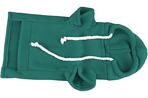 BAOFUYA Ropa de Hurón, Chaleco de Gato, Suéter de Cuello Alto con Sombrero, Suéter de Hurón, Camisa con Mangas, Pijama de Hurón, Puente, Invierno, Engrosamiento, Cálido, Mascota, Hurón, (S)