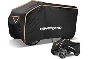 NEVERLAND Bache de Protection pour Quad, 256 x 110 x 120 cm 420D Tissu Oxford Imperméable Utilisable en Intérieur et en Extérieur Bache Quad Coupe-Vent, Anti-grêle, Anti-poussière XXXL
