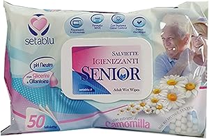 Setablu Salviettine Igienizzanti Con Glicerina e Gillantoina Ph Neutro 50 Salviettine