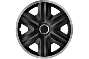 "4× NRM Radkappe FAST LUX, 15"""", silber"