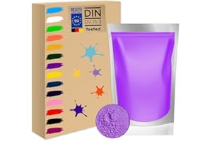 SOLNIT (1 kg di viola) Holi-Gulal, polvere solubile in acqua, servizio fotografico naturale, colori rangoli, polvere arcobaleno, set colorato, animali, baby shower, matrimoni, campi estivi