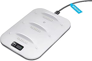 BOBOVR BD3 Station de Chargement, Offrant Une Charge Rapide pour 3 * B100, Puissance 30 W, 0 à 80% en Seulement 1 Heure