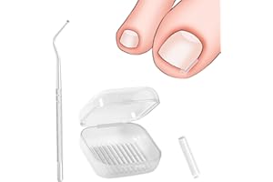 SYQZMYA 40 Stück Eingewachsene Zehennägel Set,Nagelkorrekturspange,Eingewachsene Zehennägel Kit,Einweg Nagelkorrekturspange,Glatt Gel Eingewachsene Zehennägel Set,für Eingewachsene Zehennägel