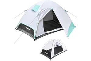 EchoSmile Tenda da Campeggio per 1-2 Persone, Impermeabile e Ventilata 3-4 Stagioni, Tenda Ultraleggera Portatile, Facile da Installare, Adatta per Campeggio all'aperto, Escursionismo
