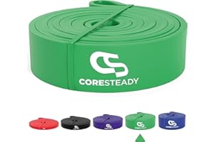Coresteady Élastique Traction | Bande Élastique Traction Assistée | Bande de Traction pour Powerlifting, Yoga, Exercices de Mobilité et d'Étirement | pour Homme & Femme