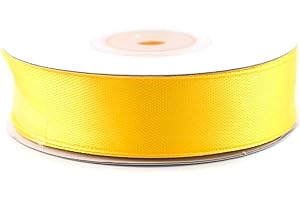 CREATIVERY Ruban de satin de 18 mm x 25 m - Couleurs au choix : 3/6/12/18/25/38/50/75/100 mm - Couleurs résistantes et lavable - Ruban pour mariage - Ruban cadeau, pour emballage, décoration, loisirs créatifs -