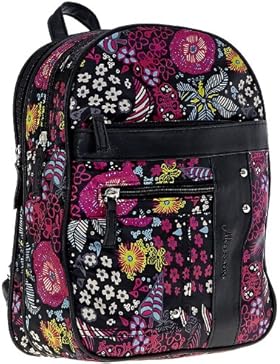 ALESSANDRO Rucksack Damenrucksack Paisley VIO 3 SCHWARZ