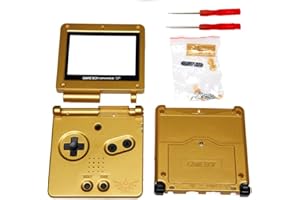 THE TECH DOCTOR gehäuse für Gameboy Advance SP Gehäuse Gehäuse Gehäuse Bildschirm Objektiv und Tasten â€“ Professionelles -Set inkl. Werkzeug (Zelda Triforce)