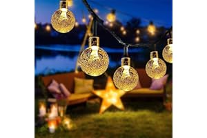 Qxmcov Guirlande Lumineuse Extérieur Solaire, 7 M 50 LED Guirlande Lumineuse Solaire IP65 Etanche, 8 Modes Guirlande Lumineuse Decoration Noël pour Jardin, Noël, Mariage, Fête