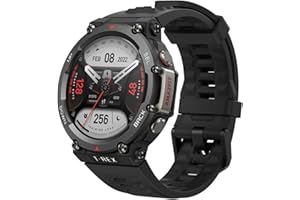 Amazfit T-Rex 2 Smartwatch Orologio Intelligente, GPS, Impermeabile 10 ATM, 150 Modalità di Sportive, Durata della Batteria di 24 Giorni, Cardiofrequenzimetro, SpO2, AMOLED da 1.39"