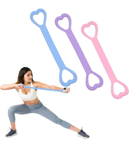PESSLO QAOlDH Resistance Band,Figure 8 Resistance Band With Handles - View #9