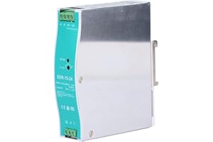 Kadimendium Rail Power Din‑Rail Power Supply Industrial Switching Supply Electrical Equipment DC 24V AC 100‑240V EDR‑75‑24