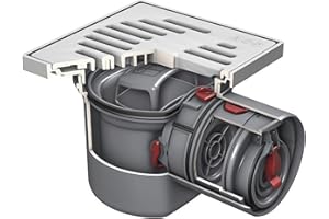 ACO Siphon de cave Junior type 5 DN100 avec clapet anti-retour horizontal