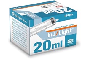 Rays 23812 Siringa 3 Pezzi senza Ago, 20 ml Centrale LC
