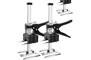 VICKYHOME Labor Saving Arm Jack 2 Pack, Lightweight Hand Lifting Tool Set with Height Adjustable Furniture Door Panel Lifter, 0-17cm Adjustment Range, 170kg Maximum Weight Capacity
