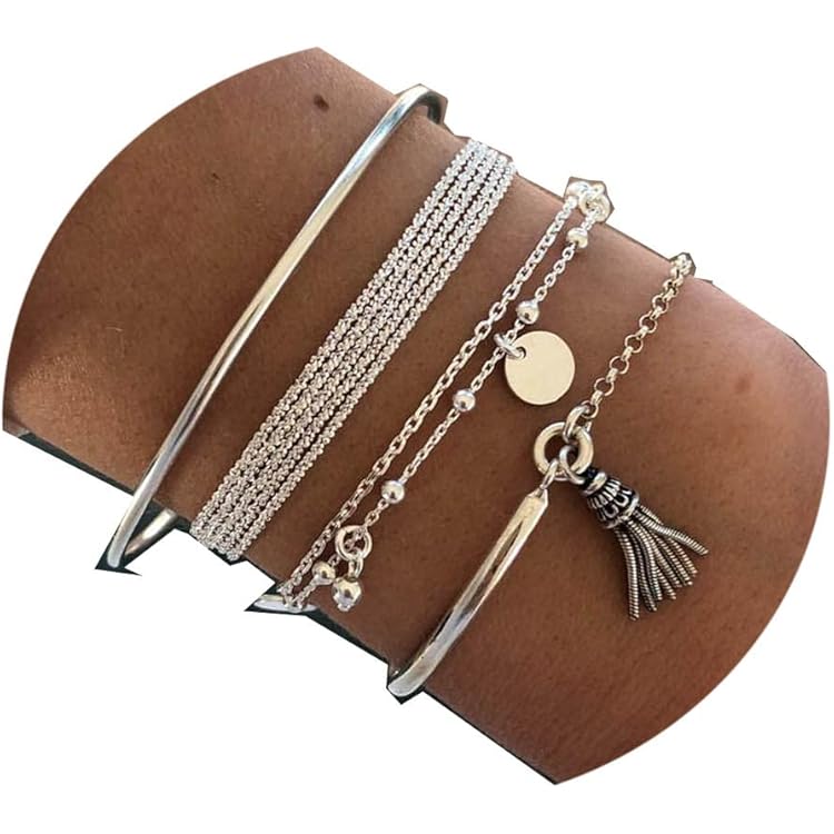 Bracelet Manchette Fil Métallique Avec Perles D’imitation Couleur Dorée