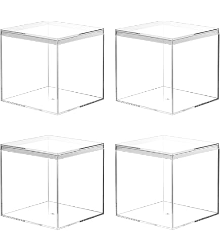 Large Transparent Acrylic Display Case,Figures Display Box Countertop Organizer Dustproof Showcase For Collectibles Home Storage