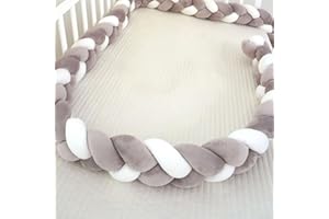 RZYW Braided Knotted Cushions Handmade Soft Knot Pillow Bed Guard Rail Surrounds Cushions Thick Soft Breathable Cushion Side Protectors,S5,200CM