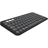 Logitech Pebble Keys 2 K380S 920-011859 Siyah TKL Q Kablosuz Klavye