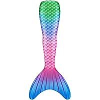 Mädchen Meerjungfrau Bikini Set Mit Fisch Schwanz - Kinder Bademode 4-13 Jahre